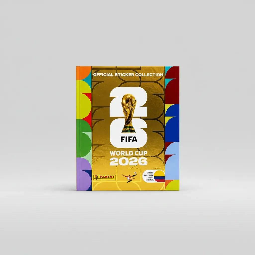 Álbum Tapa Dura Dorado Panini Mundial Fifa 2026 Oficial