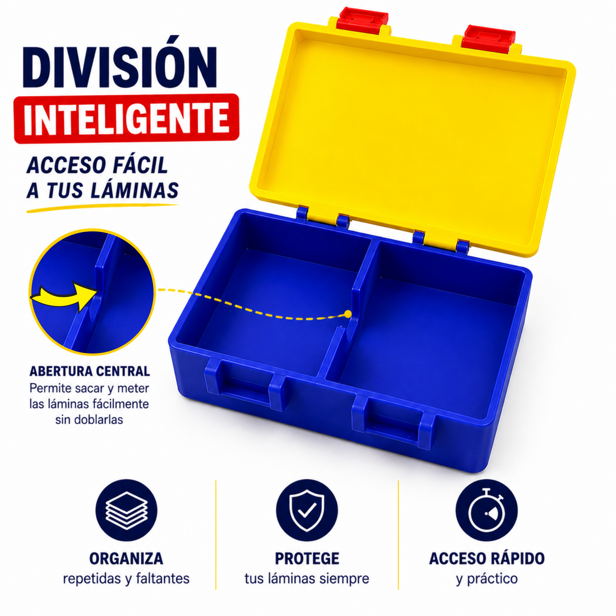 Caja doble para 400 láminas panini COLOMBIA