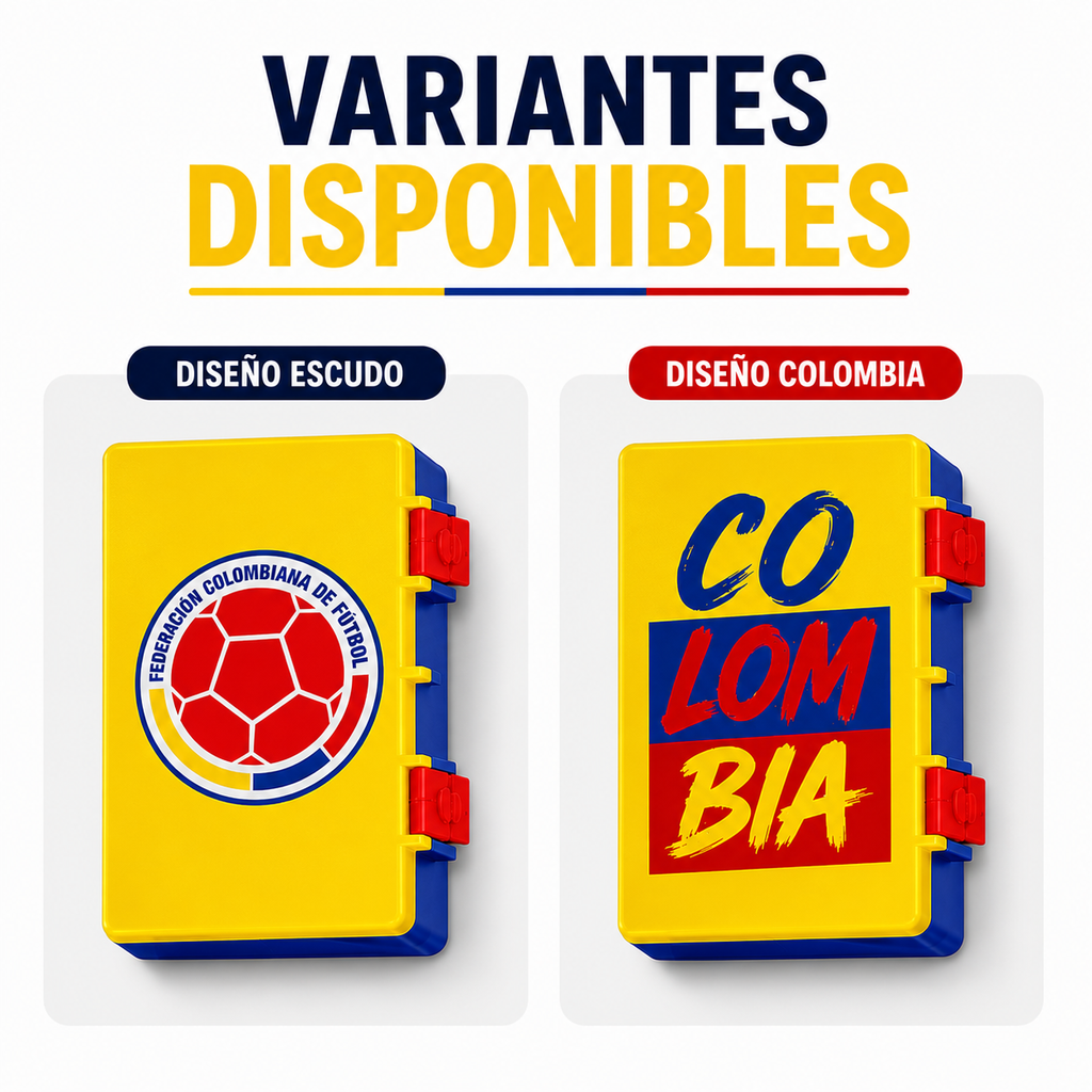 Caja doble para 400 láminas panini COLOMBIA
