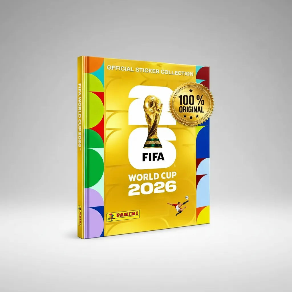 Álbum Mundial 2026 Gold Dorado + 100 Laminas Sin Repetir