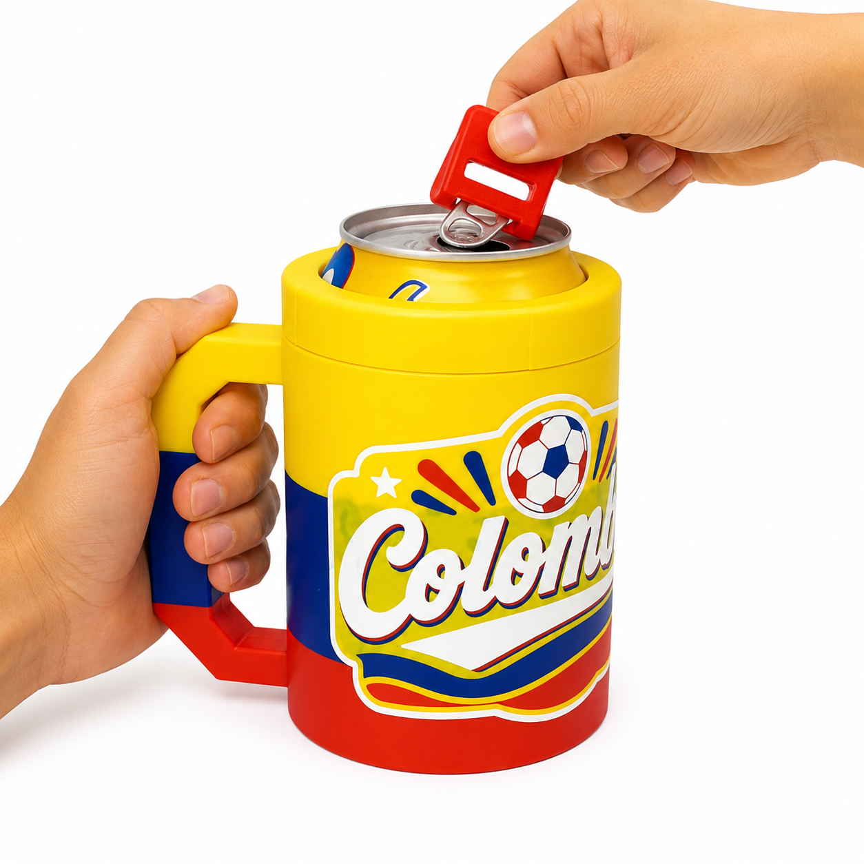 Portalata Cerveza Colombia Mundial 2026 Con Destapador