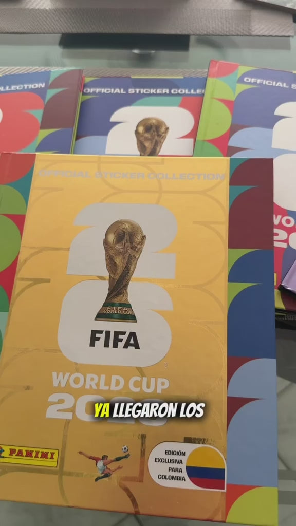 Álbum Mundial 2026 Gold Dorado + 100 Laminas Sin Repetir